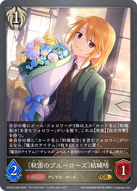 〔秘密のブルーローズ〕結城晴