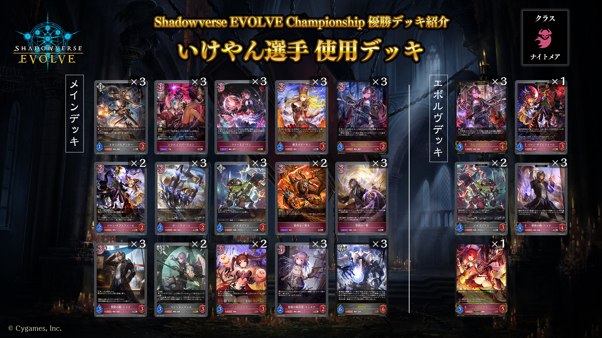 Shadowverse EVOLVE Japan Championship エリア予選」（2024年11