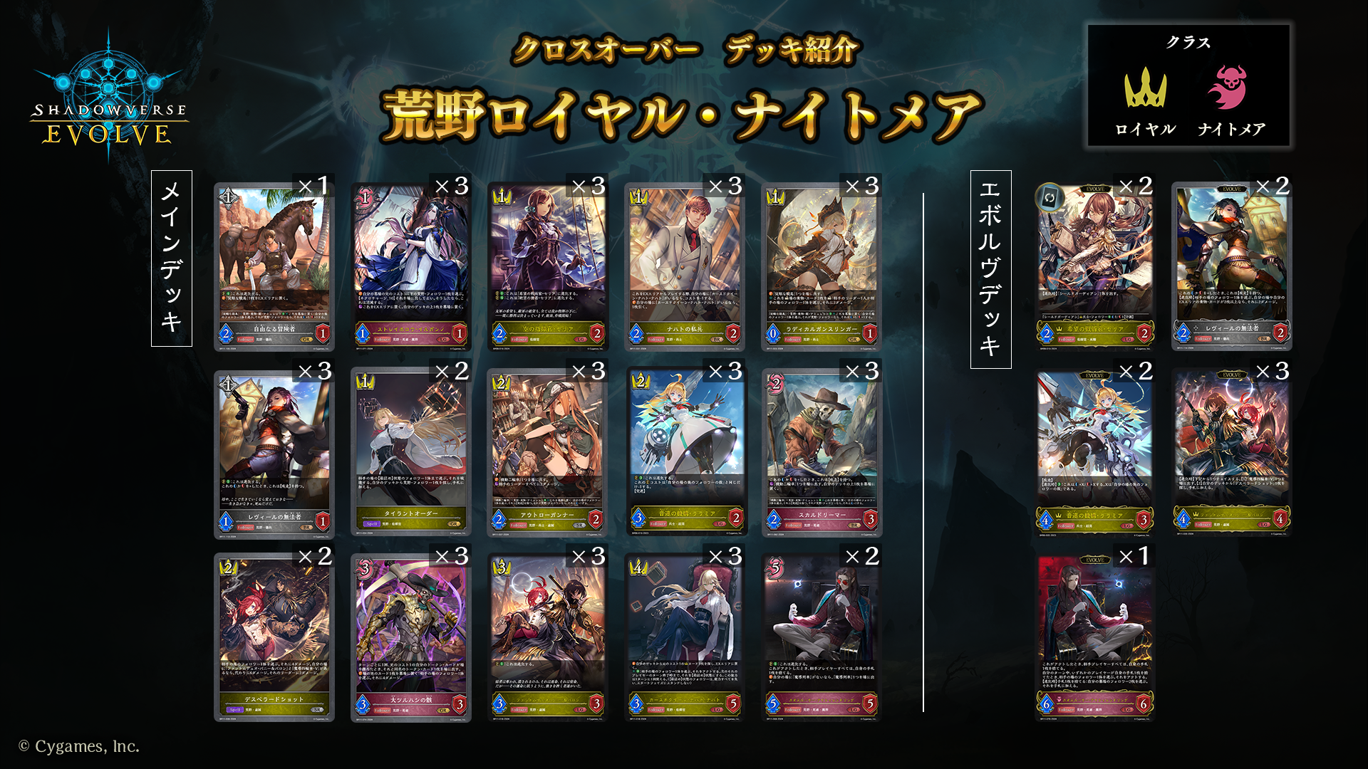 クロスオーバー」おすすめデッキ紹介 | Shadowverse EVOLVE（シャドウバース エボルヴ）公式サイト