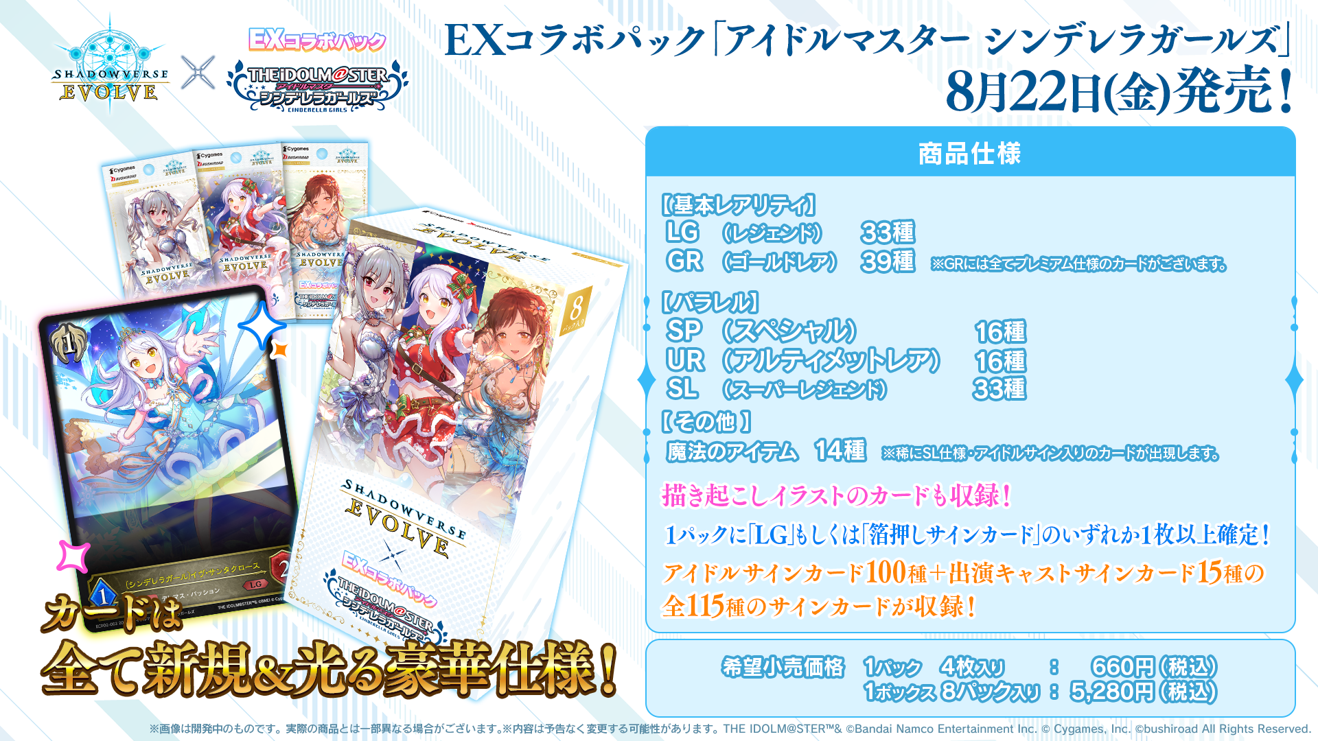 コラボパック「アイドルマスター シンデレラガールズ